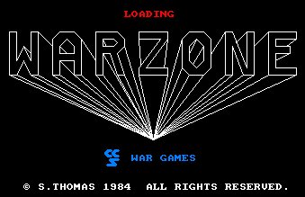 Pantallazo de Warzone para Amstrad CPC