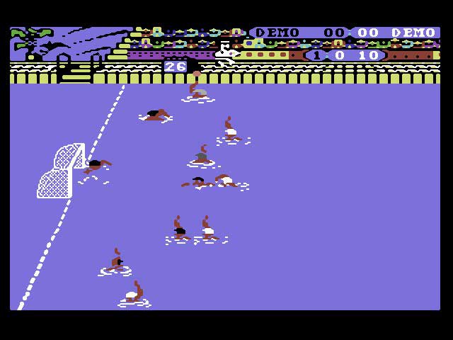 Pantallazo de Waterpolo para Commodore 64