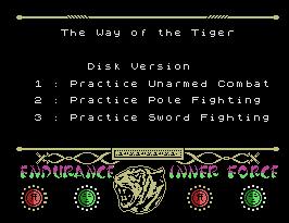 Pantallazo de Way of the Tiger, The para MSX