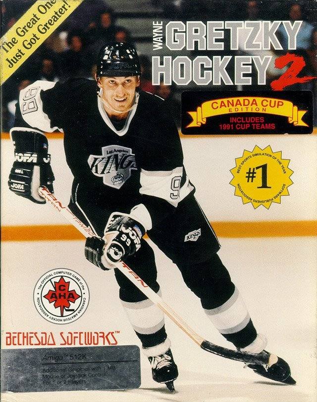 Caratula de Wayne Gretzky Hockey 2 para Amiga