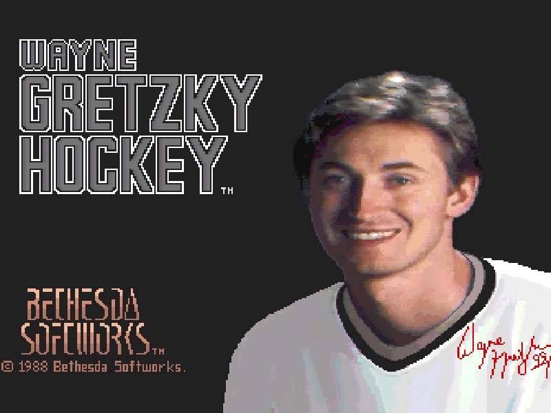 Pantallazo de Wayne Gretzky Hockey para Amiga