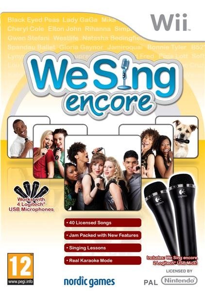 Caratula de We Sing Encore para Wii