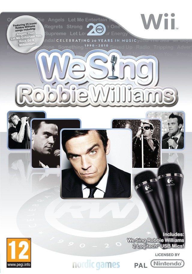 Caratula de We Sing Robbie Williams para Wii