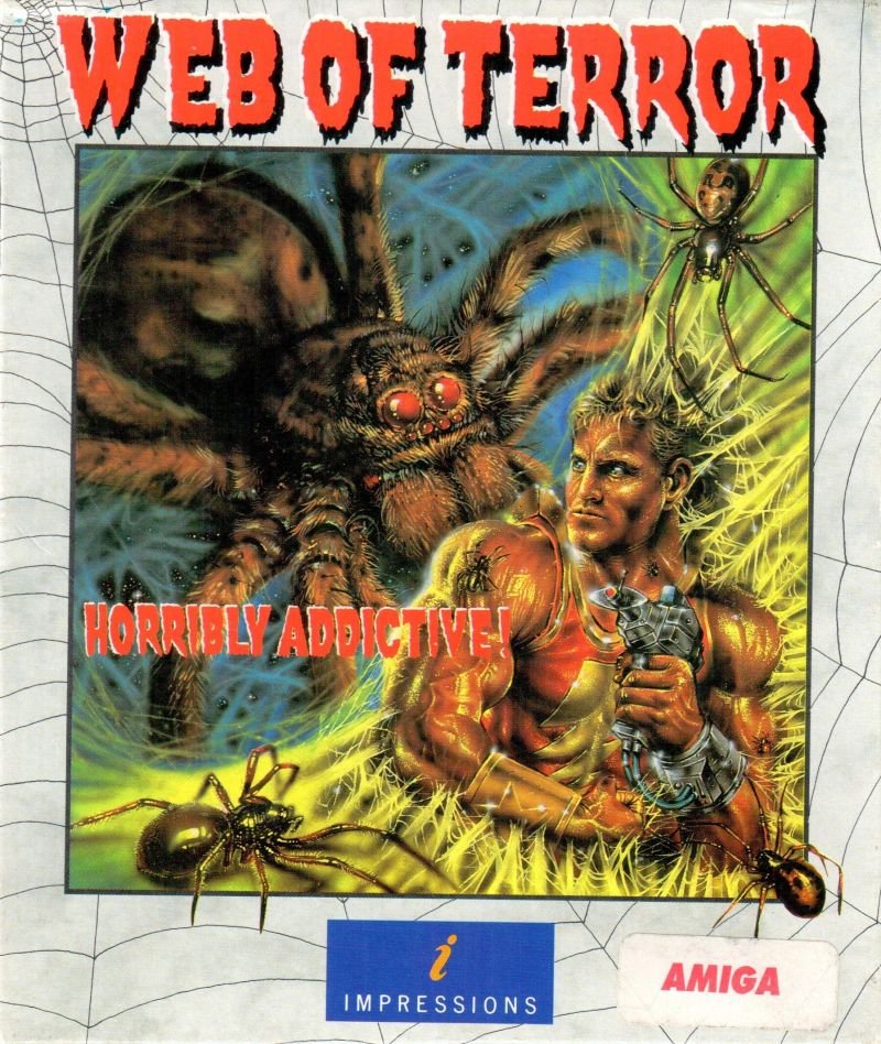 Caratula de Web of Terror para Amiga
