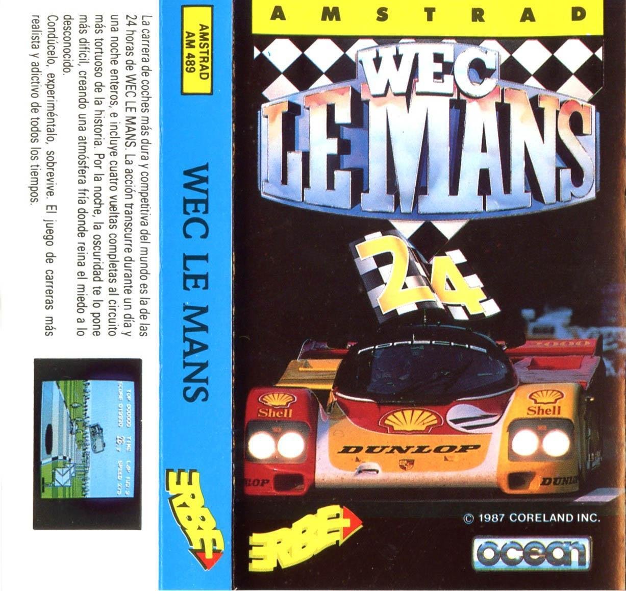 Caratula de Wec Le Mans para Amstrad CPC