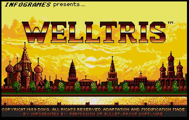Pantallazo de Welltris para Atari ST