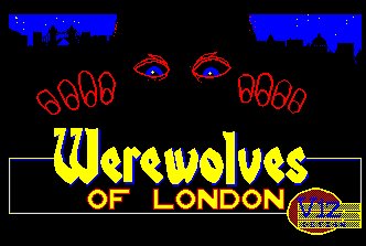 Pantallazo de Werewolves Of London para Amstrad CPC