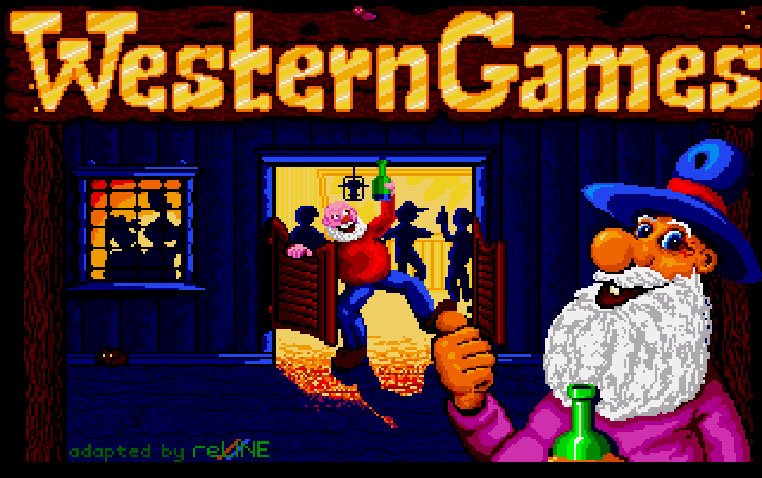 Pantallazo de Western Games para Amiga