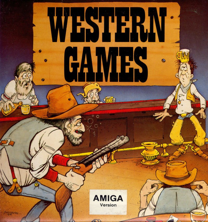 Caratula de Western Games para Amiga
