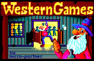 Pantallazo de Western Games para Amstrad CPC