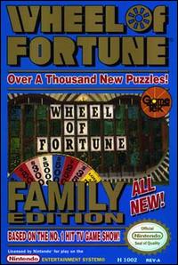 Caratula de Wheel of Fortune: Family Edition para Nintendo (NES)