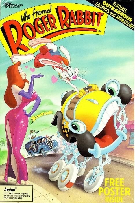 Caratula de Who Framed Roger Rabbit para Amiga