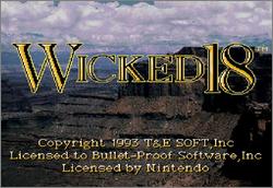 Pantallazo de Wicked 18 para Super Nintendo