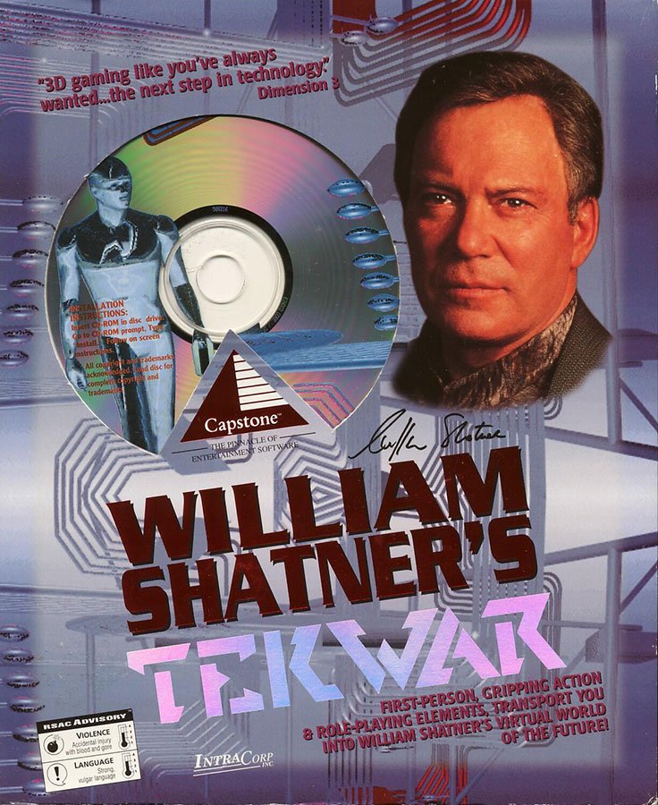 Caratula de William Shatner's TekWar para PC