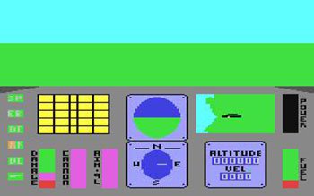 Pantallazo de Wing Commander para Commodore 64