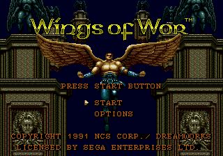 Pantallazo de Wings of Wor para Sega Megadrive