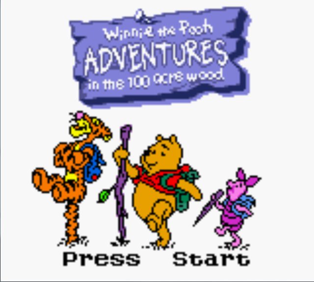 Pantallazo de Winnie the Pooh - Adventures in the 100 Acre Wood para Game Boy Color
