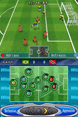 Pantallazo de Winning Eleven: Pro Evolution Soccer 2007 para Nintendo DS