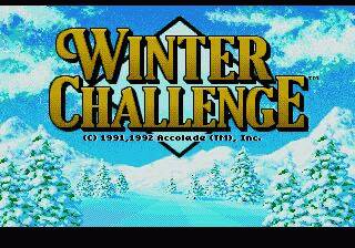 Pantallazo de Winter Challenge para Sega Megadrive