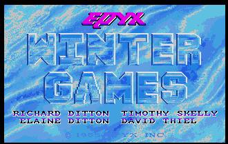 Pantallazo de Winter Games para Atari ST