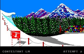 Pantallazo de Winter Games para Amstrad CPC