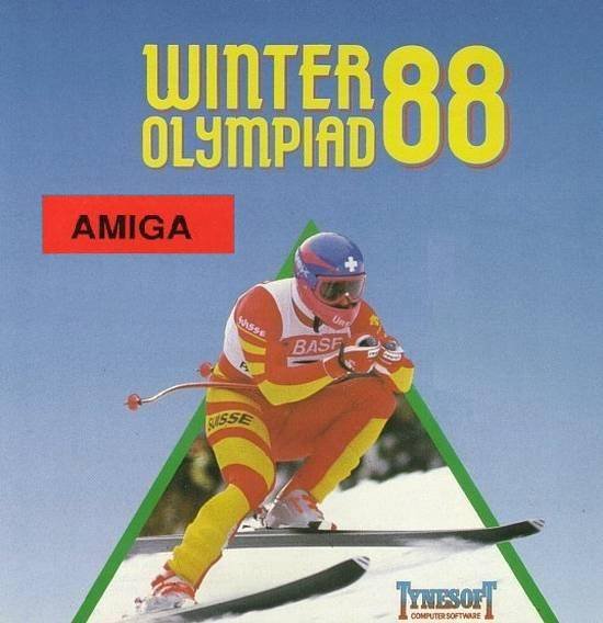 Caratula de Winter Olympiad 88 para Amiga