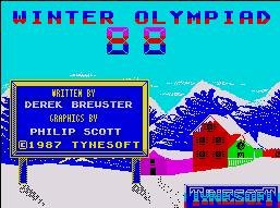 Pantallazo de Winter Olympiad '88 para Spectrum
