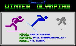 Pantallazo de Winter Olympiad para Atari ST