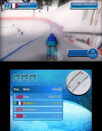 Pantallazo de Winter Sports 2012: Feel The Spirit para Nintendo 3DS