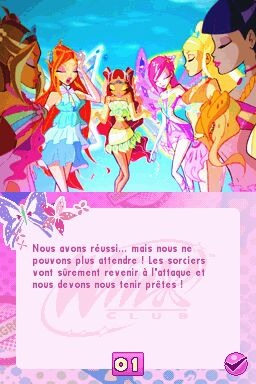 Winx Club: Believix in You (Pantallazo de Nintendo DS) a tamaño