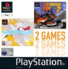 Caratula de WipEout 3 and Destruction Derby 2 Twin Pack para PlayStation