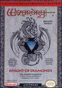 Caratula de Wizardry: Knight of Diamonds -- The Second Scenario para Nintendo (NES)