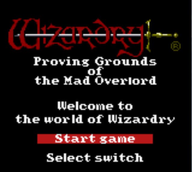 Pantallazo de Wizardry I - Proving Grounds of the Mad Overlord para Game Boy Color