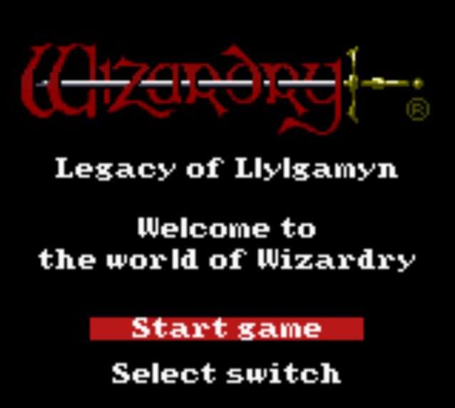 Pantallazo de Wizardry II - Legacy of Llylgamyn para Game Boy Color