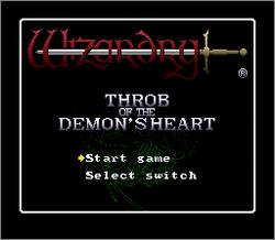 Pantallazo de Wizardry IV: Throb of the Demon's Heart (Japonés) para Super Nintendo