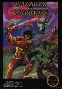 Caratula de Wizards & Warriors para Nintendo (NES)
