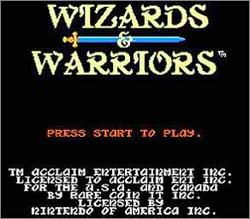 Pantallazo de Wizards & Warriors para Nintendo (NES)