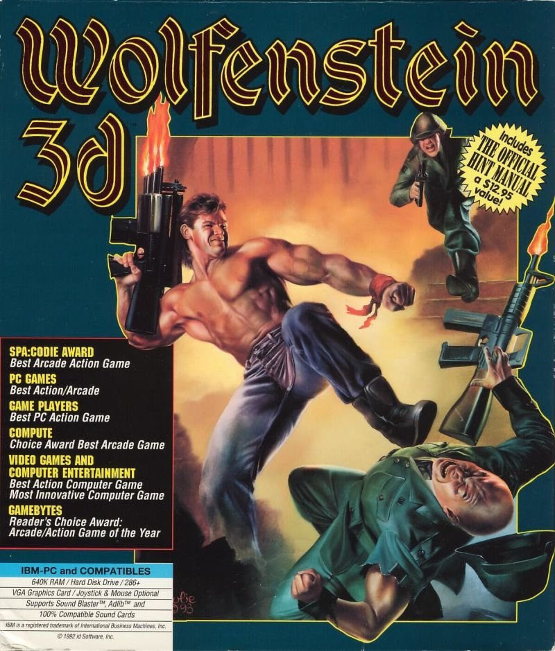 Caratula de Wolfenstein 3D para PC