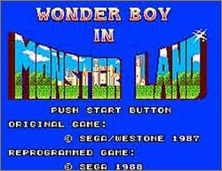 Pantallazo de Wonder Boy in Monster Land para Sega Master System