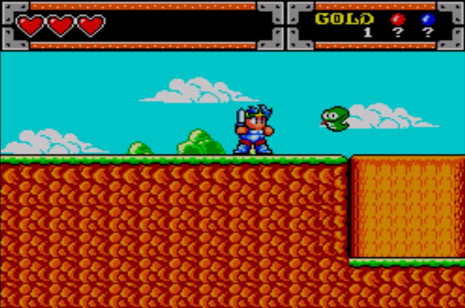 Pantallazo de Wonder Boy in Monster World para Sega Master System