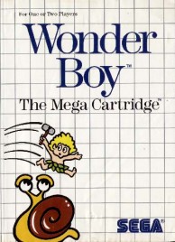 Caratula de Wonder Boy para Sega Master System