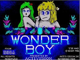 Pantallazo de Wonder Boy para Spectrum