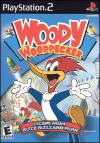 Caratula de Woody Woodpecker: Escape From Buzz Buzzard Park para PlayStation 2
