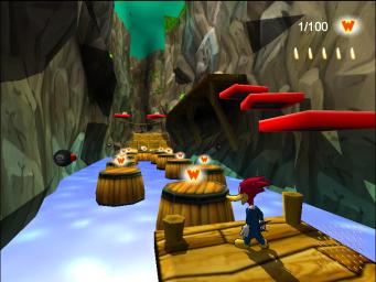 Pantallazo de Woody Woodpecker: Escape From Buzz Buzzard Park para PlayStation 2
