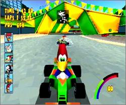 Pantallazo de Woody Woodpecker Racing para PlayStation