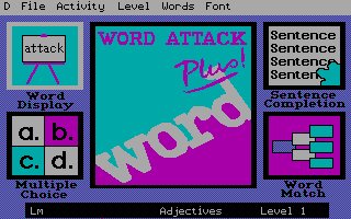 Pantallazo de Word Attack Plus! para PC