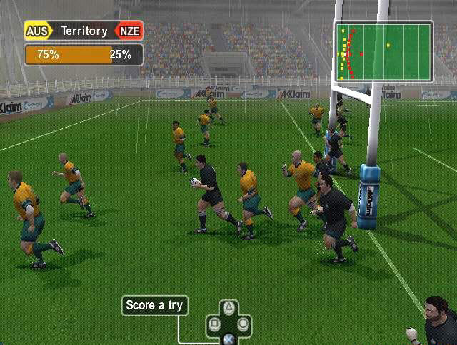 Pantallazo de World Championship Rugby para PlayStation 2