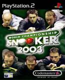 Caratula nº 80277 de World Championship Snooker 2003 (226 x 320)