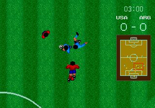 Pantallazo de World Championship Soccer para Sega Megadrive
