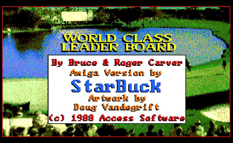 Pantallazo de World Class Leader Board para Amiga